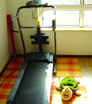 陽臺(tái)變健身房