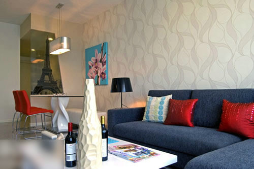 藍(lán)、白色空間設(shè)計(jì)