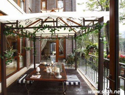 復(fù)古實木別墅