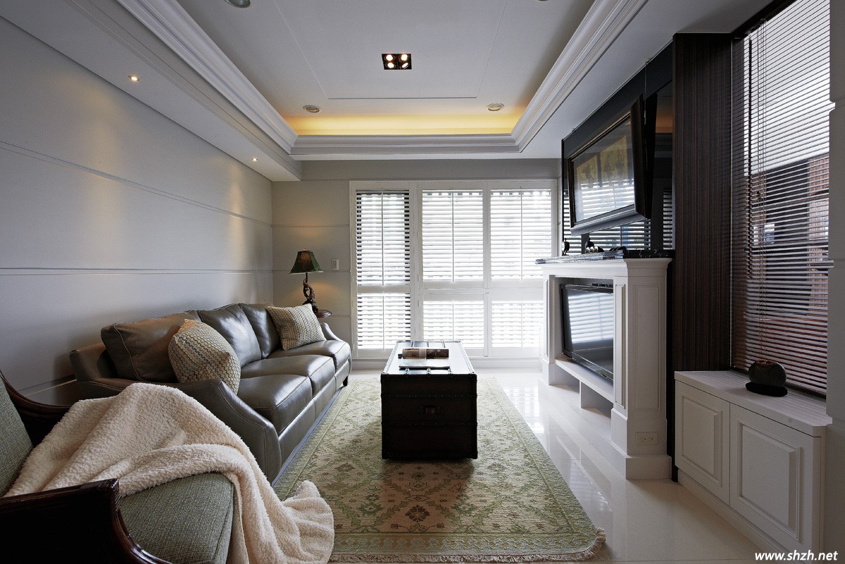 美式殖民風的一居室