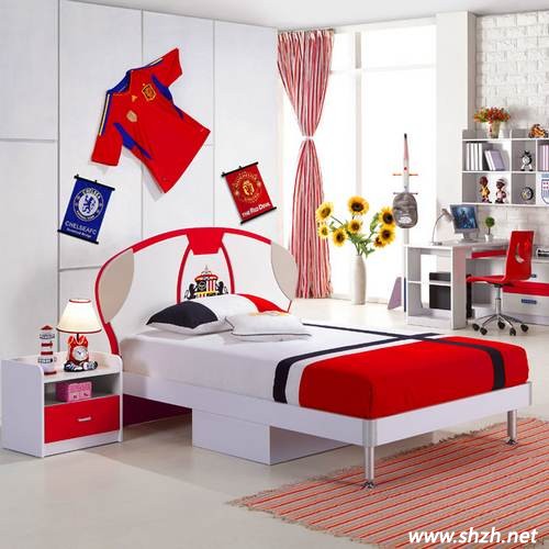 中國紅兒童房設(shè)計(jì)