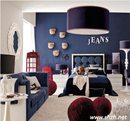 活力男孩臥室設(shè)計(jì)  兒童房裝修