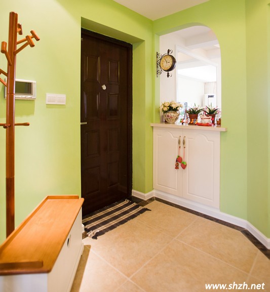 小清新的玄關(guān)設(shè)計