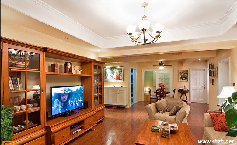 美式鄉(xiāng)村風格客廳裝修