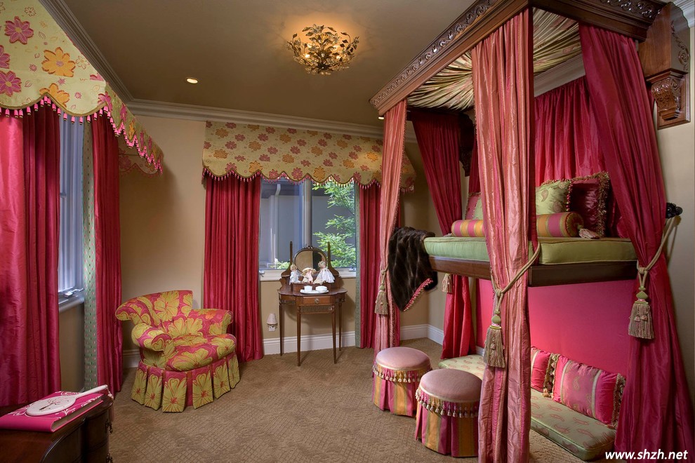 歐式風(fēng)雙胞胎公主房