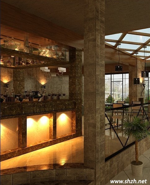 別墅裝修吧臺設(shè)計