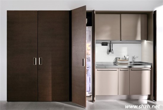 北歐風(fēng)開(kāi)放式廚房